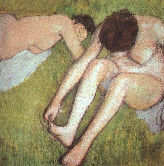 Edgar Degas Bathers on the Grass china oil painting image